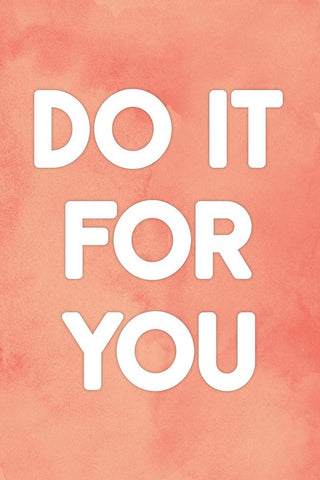 Do It For You White Modern Wood Framed Art Print with Double Matting by JJ Design