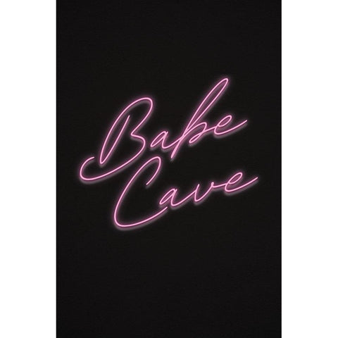 Babe Cave Gold Ornate Wood Framed Art Print with Double Matting by JJ Design