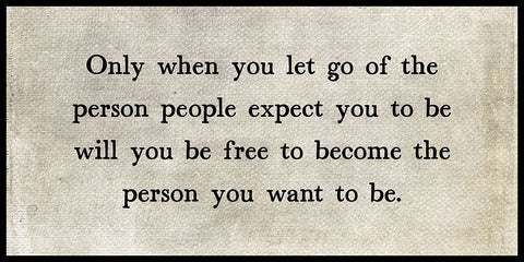 Let Go Black Modern Wood Framed Art Print by JJ Design