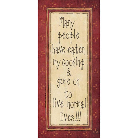 My Cooking Gold Ornate Wood Framed Art Print with Double Matting by Moulton, Jo