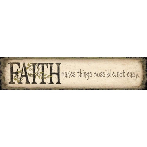 Faith Gold Ornate Wood Framed Art Print with Double Matting by Moulton, Jo