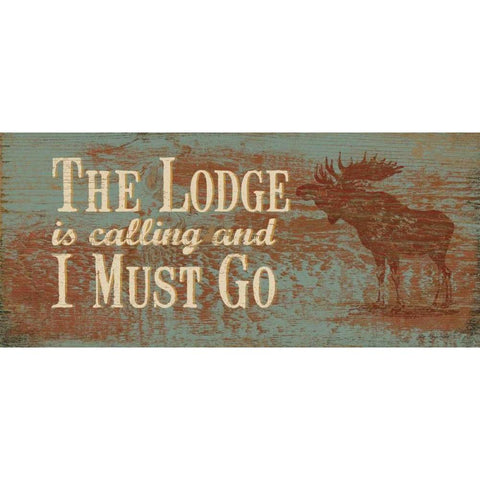 The Lodge Gold Ornate Wood Framed Art Print with Double Matting by Moulton, Jo