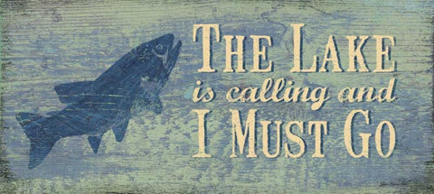 The Lake White Modern Wood Framed Art Print with Double Matting by Moulton, Jo