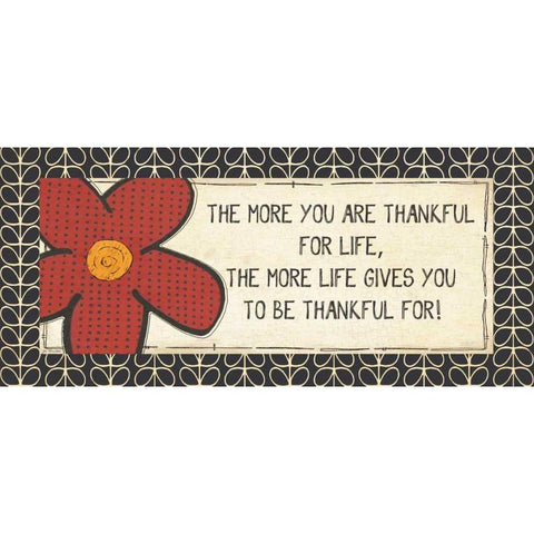 Thankful Gold Ornate Wood Framed Art Print with Double Matting by Moulton, Jo