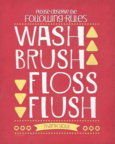 Wash Brush Floss Flush Black Ornate Wood Framed Art Print with Double Matting by Moulton, Jo