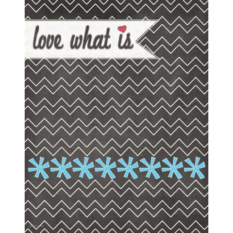 Love What Is White Modern Wood Framed Art Print by Moulton, Jo
