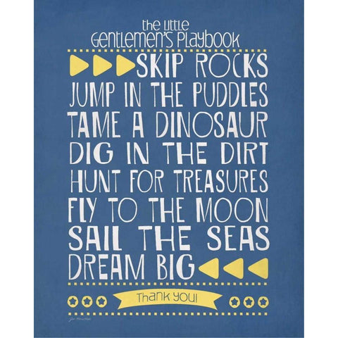 Gentlemans Playbook Black Modern Wood Framed Art Print by Moulton, Jo