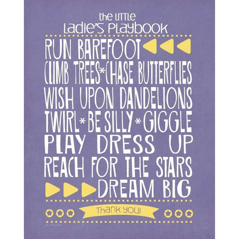 Ladies Playbook Black Modern Wood Framed Art Print by Moulton, Jo