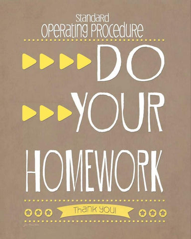 Homework Black Ornate Wood Framed Art Print with Double Matting by Moulton, Jo