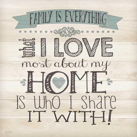 Everything Black Modern Wood Framed Art Print with Double Matting by Moulton, Jo