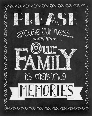 Memories Black Ornate Wood Framed Art Print with Double Matting by Moulton, Jo