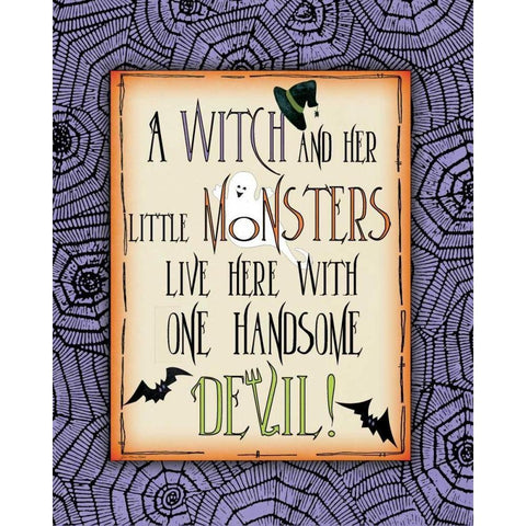 Handsome Devil Gold Ornate Wood Framed Art Print with Double Matting by Moulton, Jo