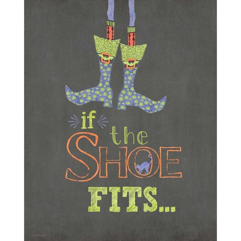 If the Shoe Fits Gold Ornate Wood Framed Art Print with Double Matting by Moulton, Jo
