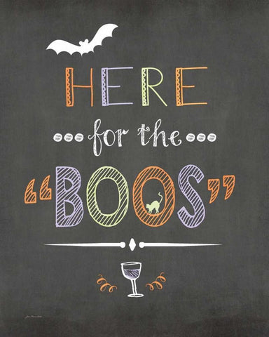 Boos White Modern Wood Framed Art Print with Double Matting by Moulton, Jo