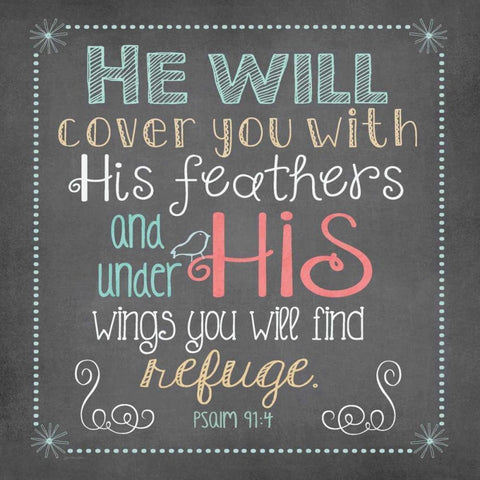 Refuge Chalk Black Ornate Wood Framed Art Print with Double Matting by Moulton, Jo