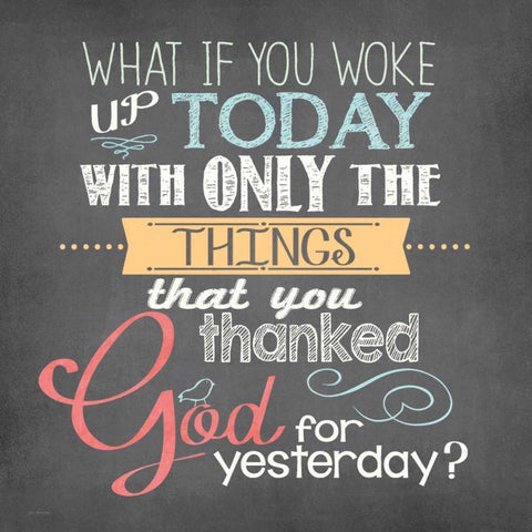 Thank God - Chalk White Modern Wood Framed Art Print with Double Matting by Moulton, Jo