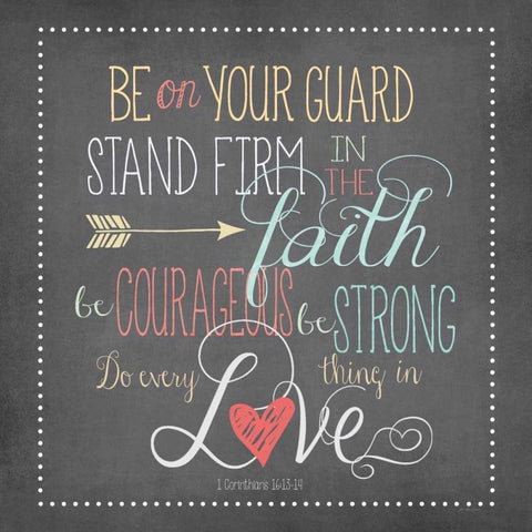 Do Everything in Love Black Modern Wood Framed Art Print with Double Matting by Moulton, Jo