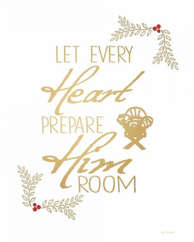 Every Heart Black Ornate Wood Framed Art Print with Double Matting by Moulton, Jo