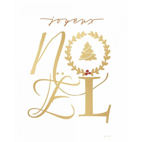 Noel Black Modern Wood Framed Art Print by Moulton, Jo