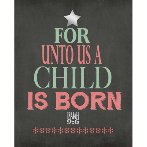 Son is Given II Black Modern Wood Framed Art Print with Double Matting by Moulton, Jo