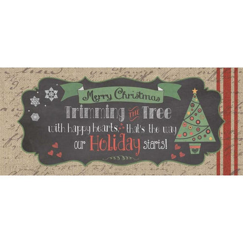 Merry Christmas White Modern Wood Framed Art Print by Moulton, Jo
