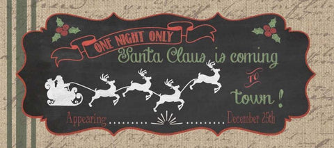 Dec 25th Black Ornate Wood Framed Art Print with Double Matting by Moulton, Jo