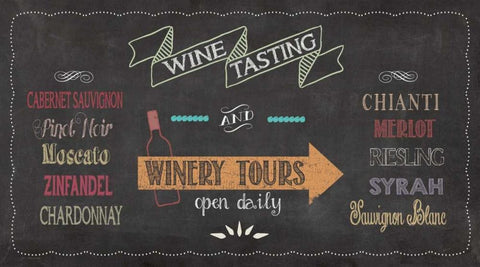 Wine Tasting Black Ornate Wood Framed Art Print with Double Matting by Moulton, Jo