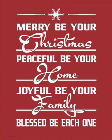 Blessed Be White Modern Wood Framed Art Print with Double Matting by Moulton, Jo