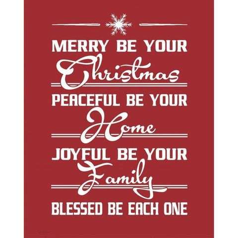 Blessed Be Black Modern Wood Framed Art Print by Moulton, Jo