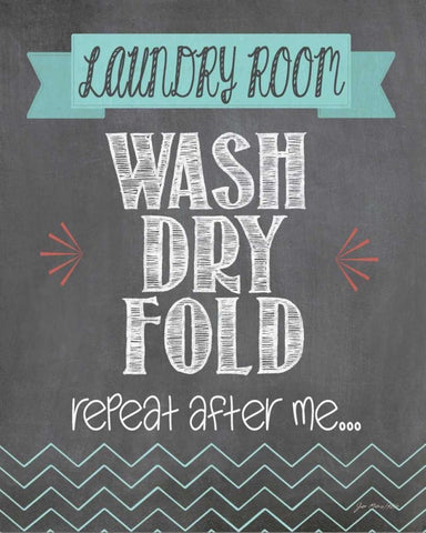 Repeat After Me White Modern Wood Framed Art Print with Double Matting by Moulton, Jo