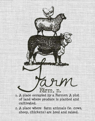 Farmers Wife White Modern Wood Framed Art Print with Double Matting by Moulton, Jo