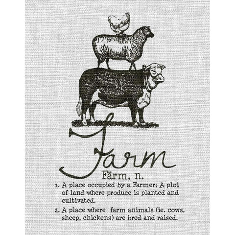 Farmers Wife Gold Ornate Wood Framed Art Print with Double Matting by Moulton, Jo