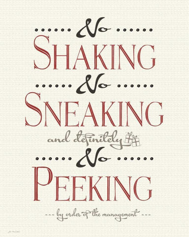 No Peeking   Black Ornate Wood Framed Art Print with Double Matting by Moulton, Jo