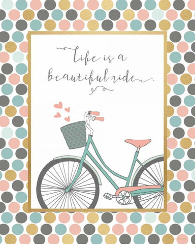 Beautiful Ride Black Ornate Wood Framed Art Print with Double Matting by Moulton, Jo