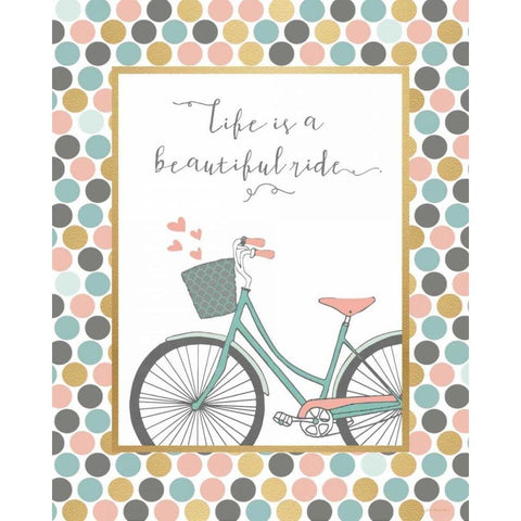 Beautiful Ride Black Modern Wood Framed Art Print by Moulton, Jo