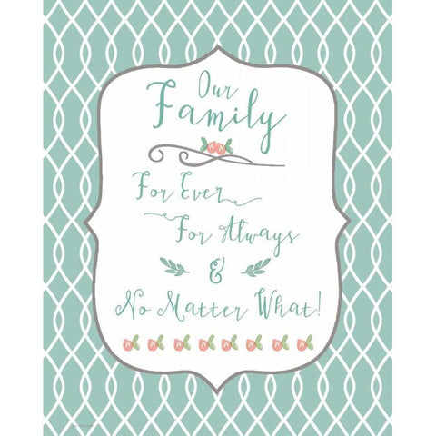 Family Black Modern Wood Framed Art Print by Moulton, Jo