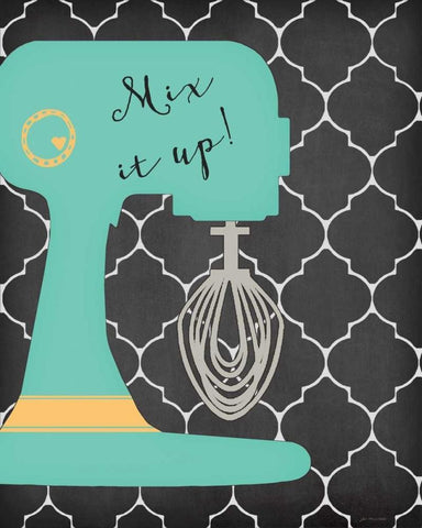 Mix It Up Black Ornate Wood Framed Art Print with Double Matting by Moulton, Jo