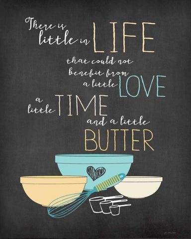 Little Black Ornate Wood Framed Art Print with Double Matting by Moulton, Jo