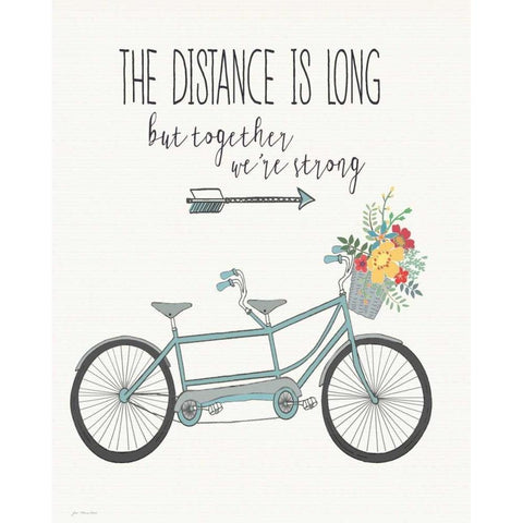 Strong White Modern Wood Framed Art Print by Moulton, Jo