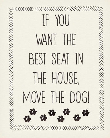 Best Seat Black Ornate Wood Framed Art Print with Double Matting by Moulton, Jo