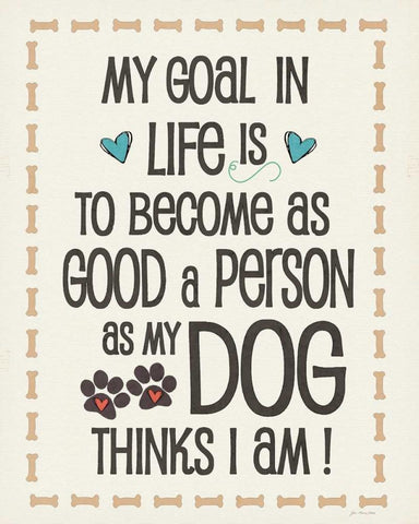 Goal White Modern Wood Framed Art Print with Double Matting by Moulton, Jo