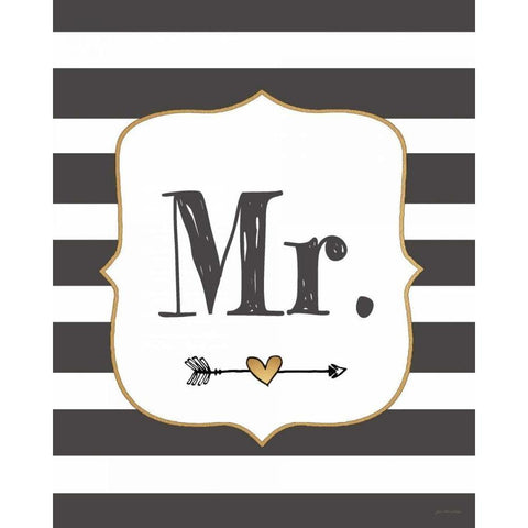 Mr. Gold Ornate Wood Framed Art Print with Double Matting by Moulton, Jo