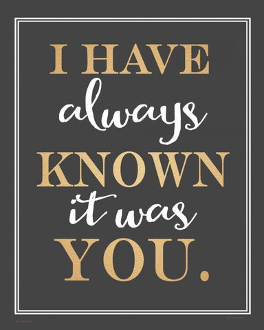 It Was You White Modern Wood Framed Art Print with Double Matting by Moulton, Jo