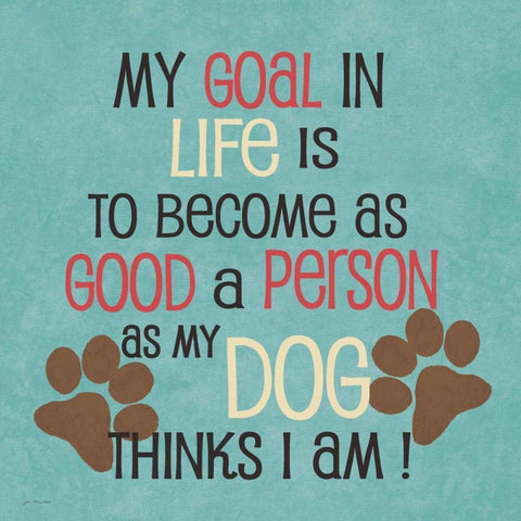 Goal White Modern Wood Framed Art Print with Double Matting by Moulton, Jo