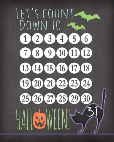 Countdown Black Ornate Wood Framed Art Print with Double Matting by Moulton, Jo