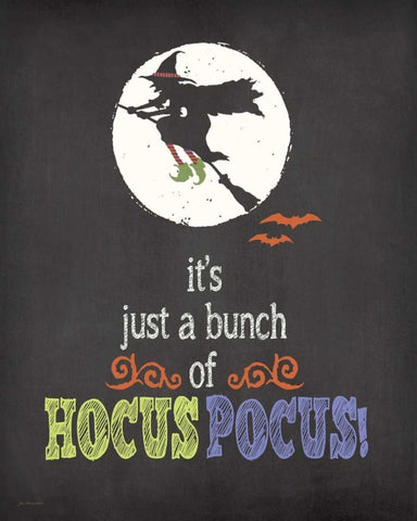 Hocus Pocus Black Ornate Wood Framed Art Print with Double Matting by Moulton, Jo