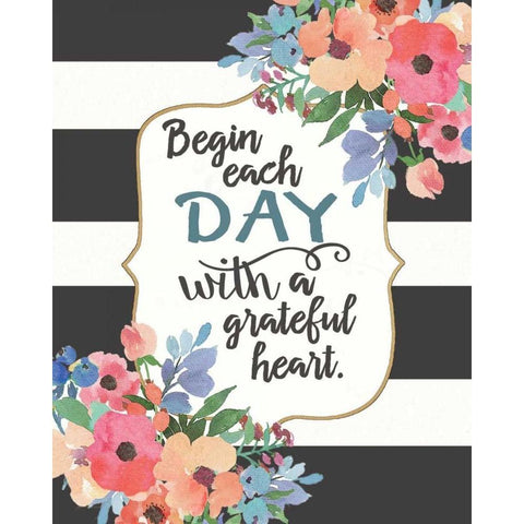 Each Day White Modern Wood Framed Art Print by Moulton, Jo