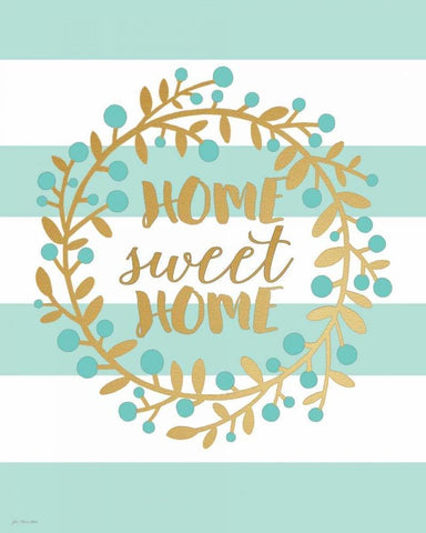 H sweet H White Modern Wood Framed Art Print with Double Matting by Moulton, Jo