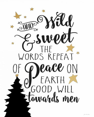 Wild and Sweet White Modern Wood Framed Art Print with Double Matting by Moulton, Jo