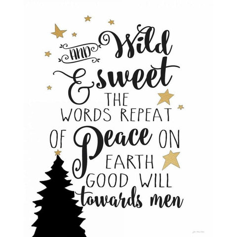 Wild and Sweet Black Modern Wood Framed Art Print by Moulton, Jo